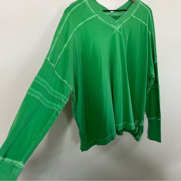 Free People FP Movement Women's All Star Layer Long Sleeve Green Womens Size S - Picture 4 of 8